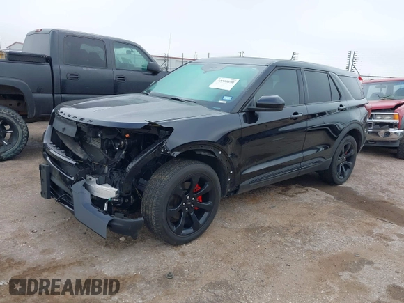 2022 Ford Explorer ST with VIN 1FM5K8GC5NGB16819, listed as a IAAI auction lot 41500690 with 53,961 mi miles. Bid and sale history available at carsss.com. Image 17.