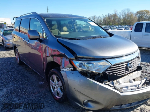 2017 Nissan Quest SV with VIN JN8AE2KP9H9165133, listed as a IAAI auction lot 41789379 with 131,063 mi miles. Bid and sale history available at carsss.com. Image 6.