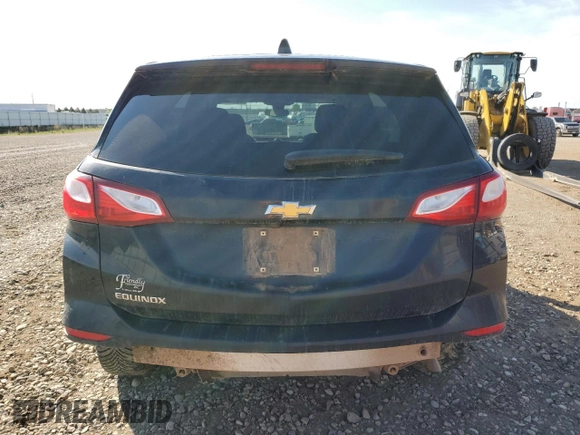 2021 Chevrolet Equinox LS z VIN 3GNAXHEVXMS146091, wystawiony jako Copart lot #55772595 z przebiegiem 53 215 mil mil oraz Szkoda całkowita • Salvage title. Historia ofert i sprzedaży dostępna na DreamBid. Obrazek 6.