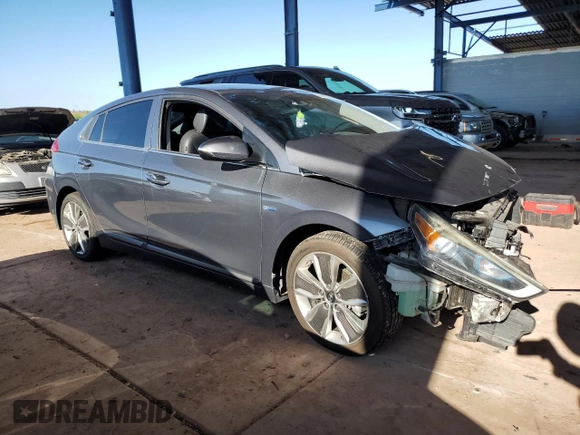 2019 Hyundai Ioniq Limited with VIN KMHC85LCXKU110859, listed as a Copart auction lot 59400815 with 75,901 mi miles and Salvage title. Bid and sale history available at DreamBid. Image 4.