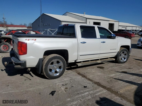 2017 Chevrolet Silverado 1500 LTZ with VIN 3GCUKSEC5HG511267, listed as a Copart auction lot 45852205 with 61,170 mi miles and Salvage Title. Bid and sale history available at carsss.com. Image 3.