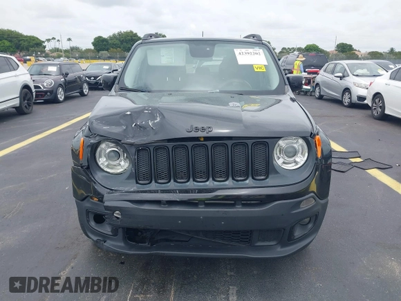 2017 Jeep Renegade Altitude with VIN ZACCJBBB8HPF83864, listed as a IAAI auction lot 42392202 with 115,648 mi miles and . Bid and sale history available at DreamBid. Image 12.