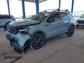 2022 Kia Sorento X-Line SX Prestige with VIN 5XYRKDLF3NG090335, listed as a Copart auction lot 56588295 with 36,435 mi miles and Salvage title. Bid and sale history available at DreamBid. Image 1.