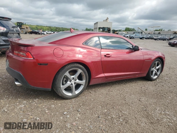 2014 Chevrolet Camaro LT with VIN 2G1FC1E38E9135436, listed as a Copart auction lot 78606864 with 81,661 mi miles and Clean title. Bid and sale history available at DreamBid. Image 3.