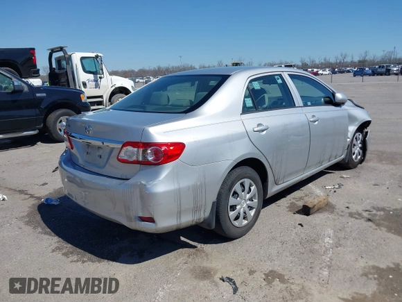 2012 Toyota Corolla L with VIN 5YFBU4EE7CP011306, listed as a IAAI auction lot 41695717 with 99,136 mi miles. Bid and sale history available at carsss.com. Image 4.