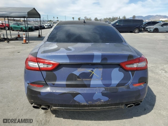 2015 Maserati Quattroporte S Q4 with VIN ZAM56RRA6F1135311, listed as a Copart auction lot 42123155 with 38,007 mi miles and Salvage Title. Bid and sale history available at carsss.com. Image 6.