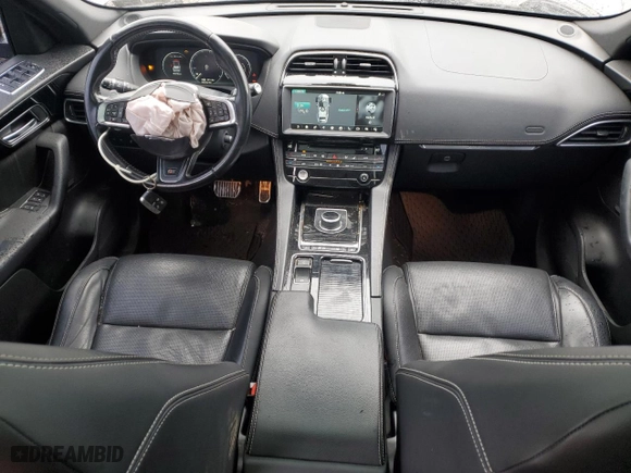 2018 Jaguar F-PACE S with VIN SADCM2FV9JA203808, listed as a Copart auction lot 52248255 with 86,382 mi miles and Salvage Title. Bid and sale history available at carsss.com. Image 8.