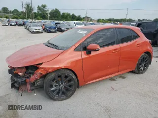 2024 Toyota Corolla Hatchback XSE with VIN JTNC4MBE6R3215875, listed as a Copart auction lot 58861654 with 30,385 mi miles and Salvage Title. Bid and sale history available at carsss.com. Image 1.