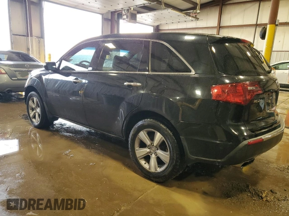 2012 Acura MDX Tech/Entertainment Pkg with VIN 2HNYD2H43CH503400, listed as a Copart auction lot 47186095 with 0 mi miles and Salvage Title. Bid and sale history available at carsss.com. Image 2.
