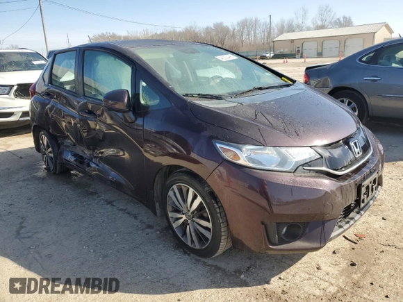 2015 Honda Fit EX-L with VIN 3HGGK5H88FM715308, listed as a Copart auction lot 48333465 with 104,438 mi miles and Salvage Title. Bid and sale history available at carsss.com. Image 4.