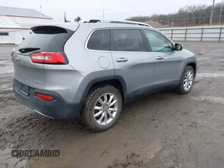 2017 Jeep Cherokee Limited with VIN 1C4PJMDB6HW537351, listed as a IAAI auction lot 41714970 with 161,193 mi miles and . Bid and sale history available at DreamBid. Image 4.