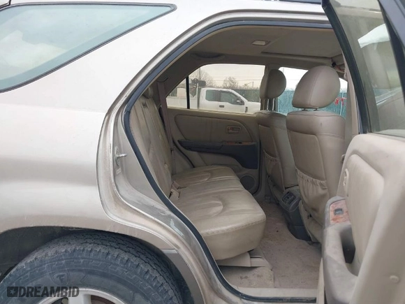 2000 Lexus RX 300 with VIN JT6HF10U3Y0139181, listed as a IAAI auction lot 41784830 with 237,829 mi miles. Bid and sale history available at carsss.com. Image 8.