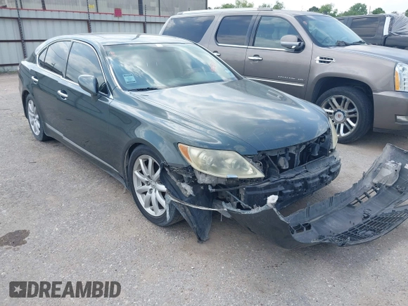 2007 Lexus LS 460 with VIN JTHBL46F275001956, listed as a IAAI auction lot 42298753 with Not provided miles and . Bid and sale history available at DreamBid. Image 1.