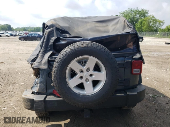 2008 Jeep Wrangler X with VIN 1J4FA24158L563572, listed as a Copart auction lot 58667265 with 162,649 mi miles and Salvage title. Bid and sale history available at DreamBid. Image 6.