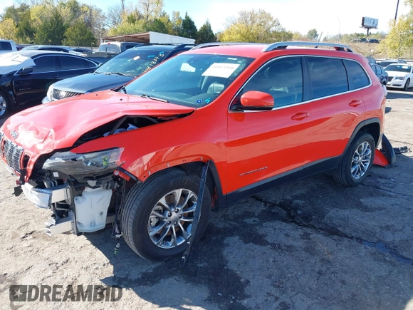 2021 Jeep Cherokee Latitude Lux with VIN 1C4PJLMX0MD177280, listed as a IAAI auction lot 40813210 with 79,318 mi miles. Bid and sale history available at carsss.com. Image 18.