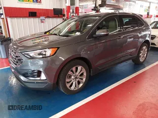 2021 Ford Edge Titanium with VIN 2FMPK4K95MBA50355, listed as a IAAI auction lot 42821253 with 109,191 mi miles and . Bid and sale history available at DreamBid. Image 3.