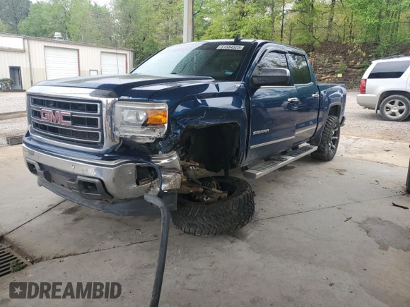 2015 GMC Sierra 1500 SLT with VIN 3GTU2VEC8FG287670, listed as a Copart auction lot 51584525 with 200,413 mi miles and Salvage Title. Bid and sale history available at DreamBid. Image 1.