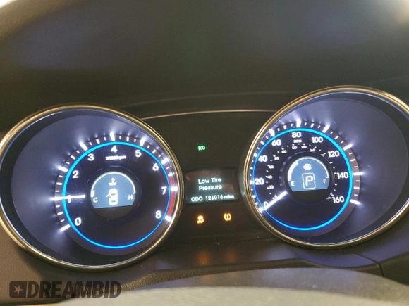 2012 Hyundai Sonata Limited z VIN 5NPEC4AB6CH398228, wystawiony jako Copart lot #81450264 z przebiegiem 126 016 mil mil oraz Szkoda całkowita • Salvage title. Historia ofert i sprzedaży dostępna na DreamBid. Obrazek 9.