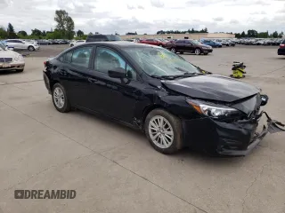 2018 Subaru Impreza Premium with VIN 4S3GKAD66J3605850, listed as a Copart auction lot 57211015 with Not provided miles and Salvage title. Bid and sale history available at DreamBid. Image 4.