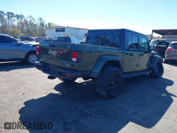 2022 Jeep Gladiator High Altitude with VIN 1C6HJTFG3NL141891, listed as a IAAI auction lot 41738578 with 38,133 mi miles and . Bid and sale history available at DreamBid. Image 4.