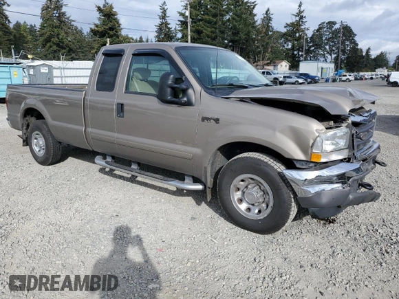 2002 Ford F-250 XL with VIN 1FTNX20F82ED46224, listed as a Copart auction lot 72946844 with 63,954 mi miles and Salvage title. Bid and sale history available at DreamBid. Image 4.