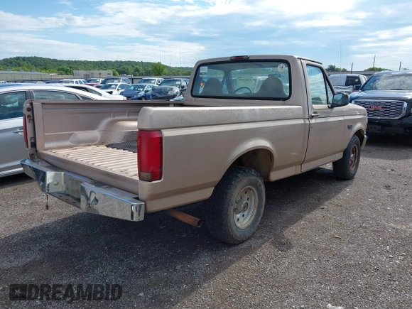 1996 Ford F-150 with VIN 1FTEF15N1TLB98430, listed as a IAAI auction lot 42609299 with 113,234 mi miles and . Bid and sale history available at DreamBid. Image 4.