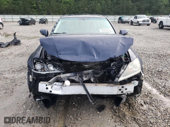 2012 Lexus IS 250 with VIN JTHCF5C26C2035865, listed as a Copart auction lot 56249815 with 120,558 mi miles and Salvage title. Bid and sale history available at DreamBid. Image 5.
