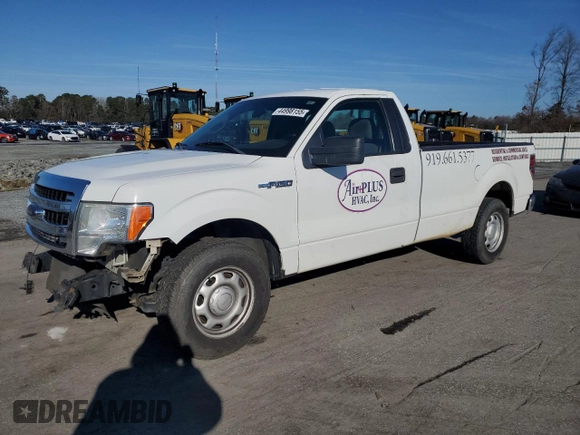 2013 Ford F-150 XL with VIN 1FTNF1CF7DKE24893, listed as a Copart auction lot 44998155 with 175,224 mi miles and Salvage Title. Bid and sale history available at carsss.com. Image 1.