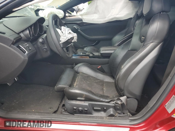 2011 Cadillac CTS-V z VIN 1G6DV1EP1B0154043, wystawiony jako Copart lot #56901884 z przebiegiem Nie podano mil oraz Szkoda całkowita • Salvage title. Historia ofert i sprzedaży dostępna na DreamBid. Obrazek 7.