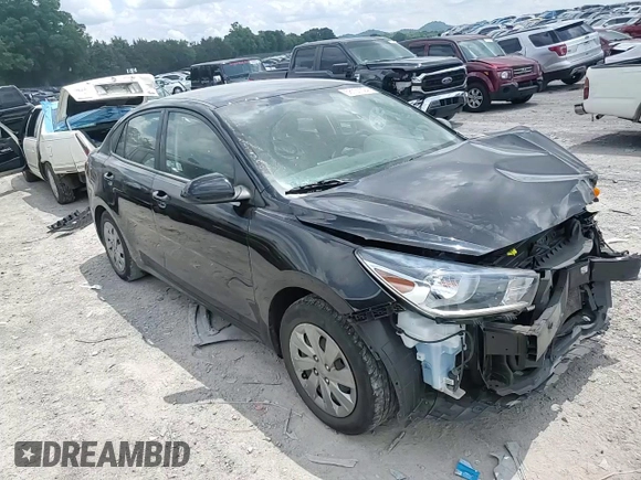 2020 Kia Rio S with VIN 3KPA24AD6LE349327, listed as a Copart auction lot 58131324 with 61,298 mi miles and Salvage Title. Bid and sale history available at carsss.com. Image 11.