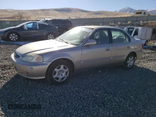 2000 Honda Civic EX with VIN 2HGEJ8643YH519550, listed as a Copart auction lot 42168705 with 155,786 mi miles and Clean Title. Bid and sale history available at carsss.com. Image 1.