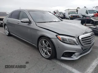2015 Mercedes-Benz S-Class S 550 with VIN WDDUG8CB6FA185219, listed as a IAAI auction lot 42032135 with 104,346 mi miles. Bid and sale history available at carsss.com. Image 1.