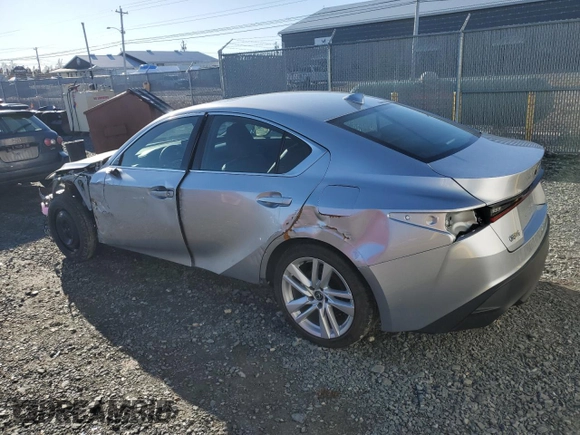 2024 Lexus IS with VIN JTHC81F23R5053973, listed as a Copart auction lot 46417165 with 848 mi miles and Salvage Title. Bid and sale history available at carsss.com. Image 2.