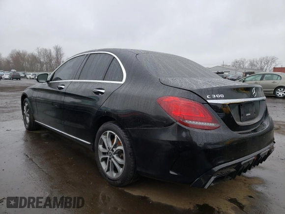2015 Mercedes-Benz C-Class C 300 Luxury with VIN 55SWF4KB7FU025081, listed as a Copart auction lot 46940995 with 136,291 mi miles and Non Repairable. Bid and sale history available at carsss.com. Image 2.