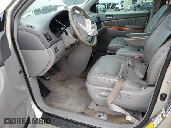 2009 Toyota Sienna XLE with VIN 5TDZK22C29S266893, listed as a Copart auction lot 50829555 with Not provided miles and Salvage title. Bid and sale history available at DreamBid. Image 7.