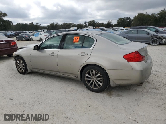 2008 Infiniti G35 Journey with VIN JNKBV61E28M212294, listed as a Copart auction lot 43658925 with 203,294 mi miles and Salvage Title. Bid and sale history available at DreamBid. Image 2.