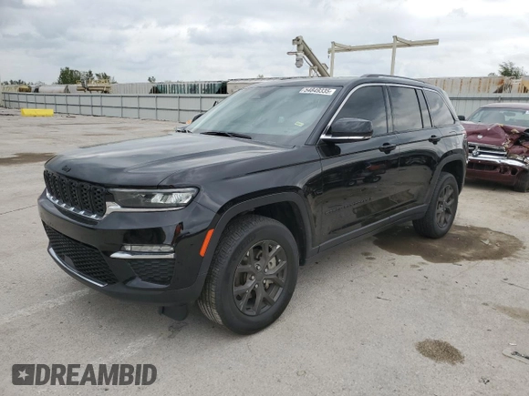 2022 Jeep Grand Cherokee Limited z VIN 1C4RJHBG4N8553420, wystawiony jako Copart lot #54849335 z przebiegiem 37 609 mil mil oraz Szkoda całkowita • Salvage title. Historia ofert i sprzedaży dostępna na DreamBid. Obrazek 1.