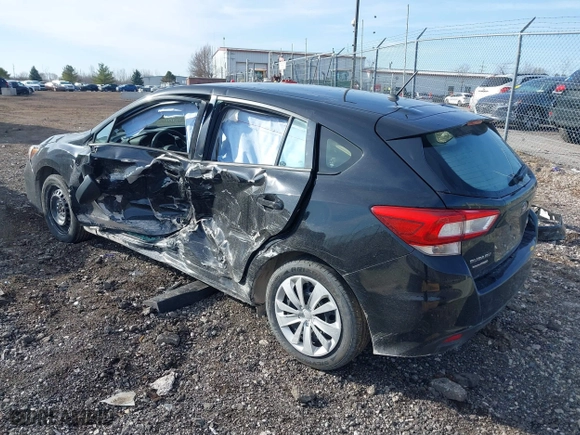 2017 Subaru Impreza with VIN 4S3GTAA60H3746716, listed as a IAAI auction lot 41846153 with 76,704 mi miles. Bid and sale history available at carsss.com. Image 3.