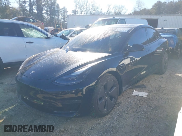 2022 Tesla Model 3 with VIN 5YJ3E1EA9NF147836, listed as a IAAI auction lot 41363603 with 28,748 mi miles. Bid and sale history available at carsss.com. Image 19.