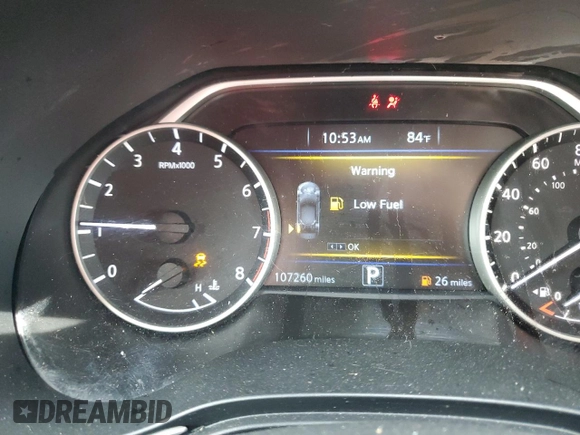 2017 Nissan Maxima SV z VIN 1N4AA6AP9HC360125, wystawiony jako Copart lot #54058155 z przebiegiem 107 260 mil mil oraz Szkoda całkowita • Salvage title. Historia ofert i sprzedaży dostępna na DreamBid. Obrazek 9.