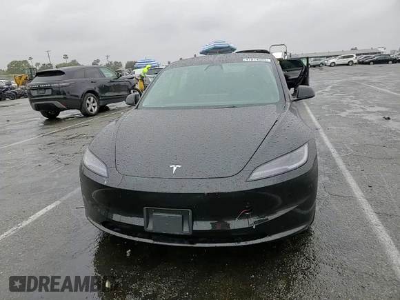 2024 Tesla Model 3 with VIN 5YJ3E1EA9RF867532, listed as a Copart auction lot 47814555 with 2,445 mi miles and Salvage Title. Bid and sale history available at DreamBid. Image 10.
