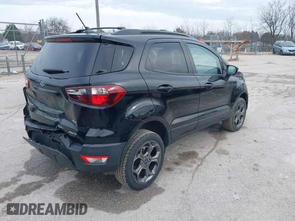 2018 Ford EcoSport SES with VIN MAJ6P1CL2JC219811, listed as a IAAI auction lot 40888905 with 83,153 mi miles and . Bid and sale history available at DreamBid. Image 4.