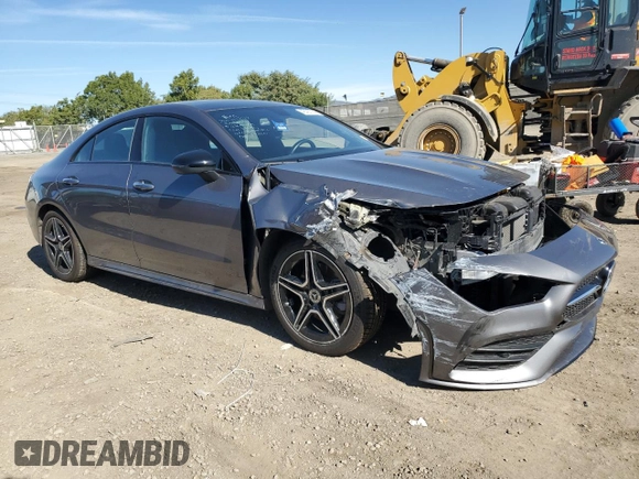 2023 Mercedes-Benz CLA 250 with VIN W1K5J4GB3PN381704, listed as a Copart auction lot 40427054 with 8,722 mi miles and . Bid and sale history available at DreamBid. Image 4.