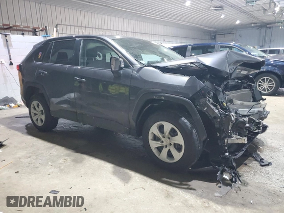 2024 Toyota RAV4 LE with VIN 2T3G1RFV1RC459115, listed as a Copart auction lot 45691045 with 0 mi miles and Salvage Title. Bid and sale history available at carsss.com. Image 4.