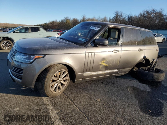 2017 Land Rover Range Rover with VIN SALGR2FK5HA362235, listed as a Copart auction lot 41617135 with 84,568 mi miles and Salvage title. Bid and sale history available at DreamBid. Image 1.