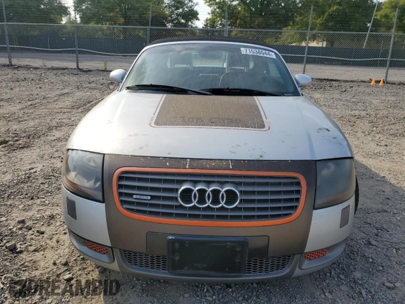 2002 Audi TT with VIN TRUUT28N921010372, listed as a Copart auction lot 71538044 with 201,791 mi miles and Salvage Title. Bid and sale history available at carsss.com. Image 5.
