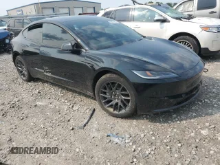 2025 Tesla Model 3 Long Range with VIN 5YJ3E1EBXSF939899, listed as a Copart auction lot 58074545 with Not provided miles and Salvage title. Bid and sale history available at DreamBid. Image 4.