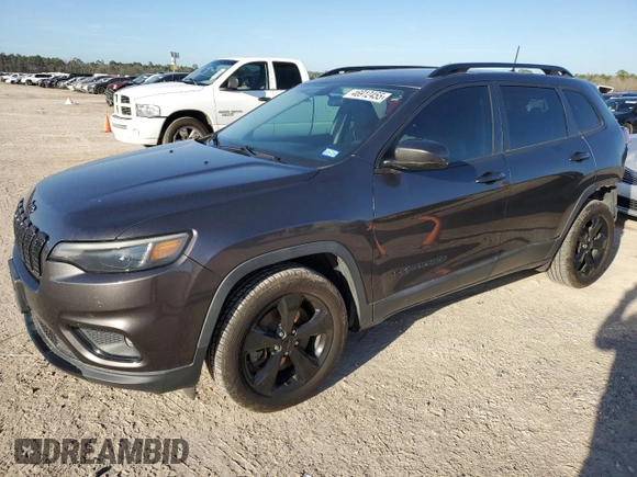2020 Jeep Cherokee Latitude Plus with VIN 1C4PJLLBXLD573687, listed as a Copart auction lot 46912455 with 60,240 mi miles and Salvage Title. Bid and sale history available at carsss.com. Image 1.