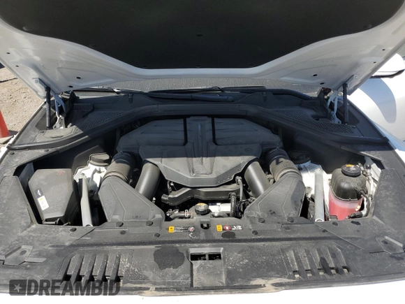 2025 Genesis GV80 Prestige with VIN KMUHEESC5SU221448, listed as a Copart auction lot 48557875 with 10,971 mi miles and Salvage Title. Bid and sale history available at DreamBid. Image 12.