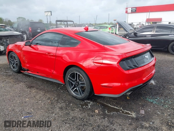 2022 Ford Mustang EcoBoost with VIN 1FA6P8TH4N5102519, listed as a IAAI auction lot 41922347 with 49,454 mi miles. Bid and sale history available at carsss.com. Image 3.